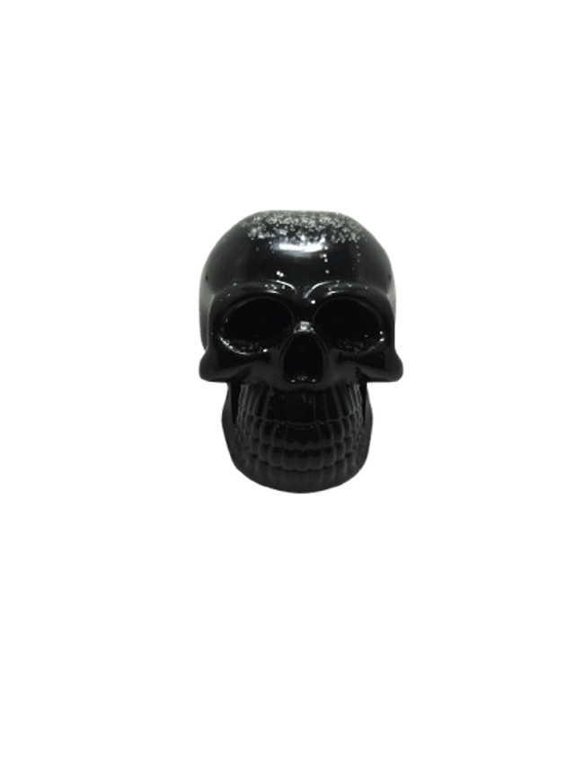 Tête de mort Noir Pailleté