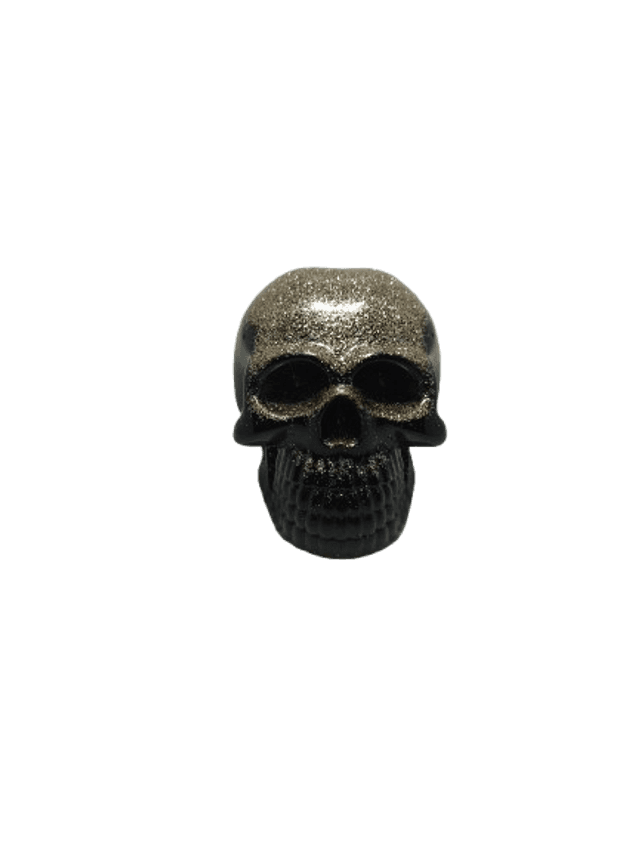 Tête de mort Noir a paillette