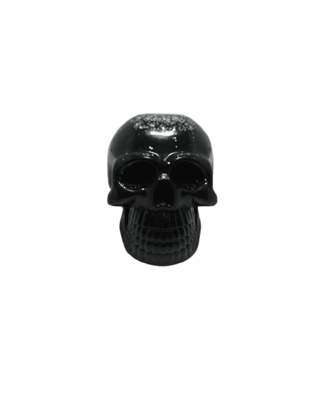 Tête de mort Noir Pailleté
