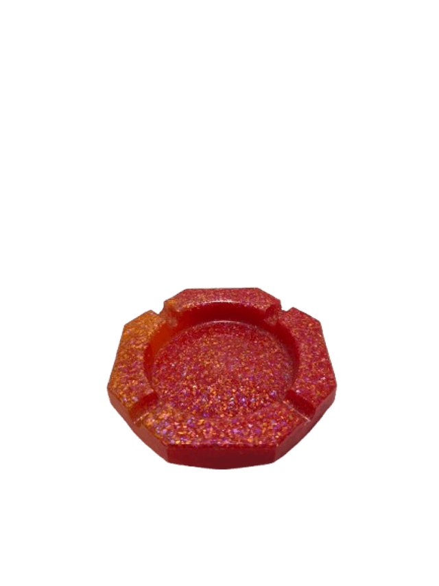 Cendrier Orange-Rouge